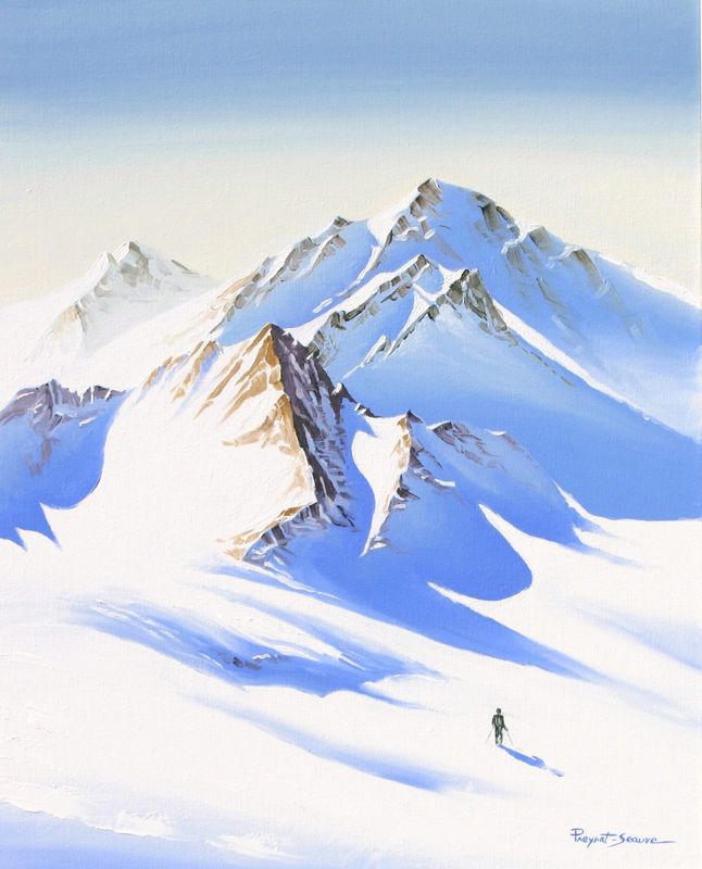 Douceur froide, huile sur toile