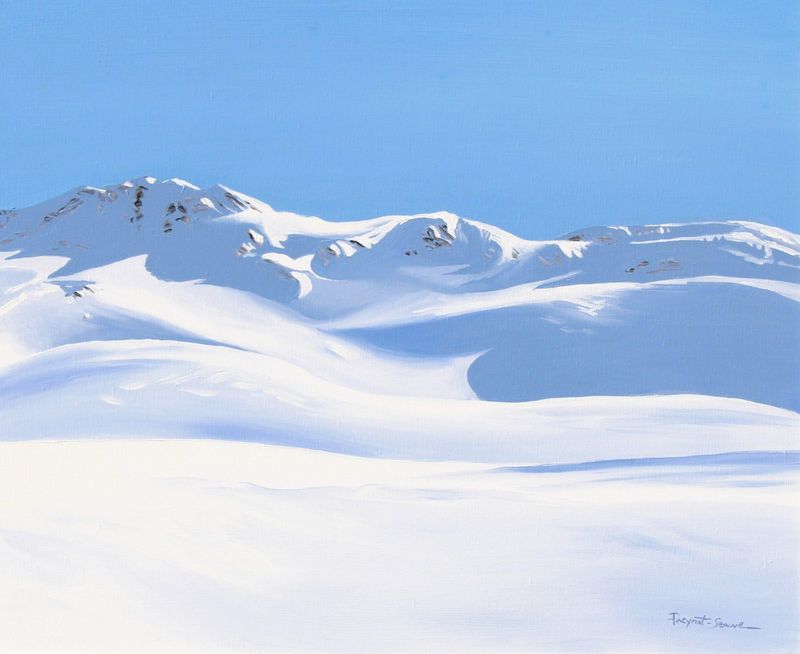 Douceur glaciale, huile sur toile