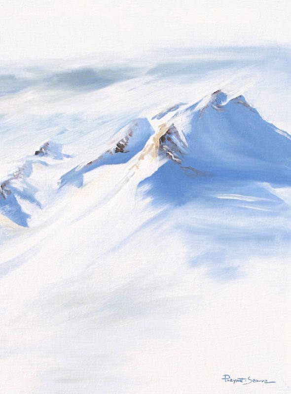 Foehn, huile sur toile